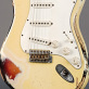 Fender Stratocaster 68 Heavy Relic Aged Vintage White over 3-Color Sunburst (2021) Detailphoto 3
