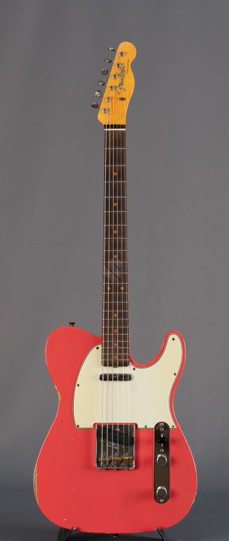 ★★Component Relic FiestaRed Telecaster★★ Fender Custom 1963 Telecaster Relic Limited Faded/Aged