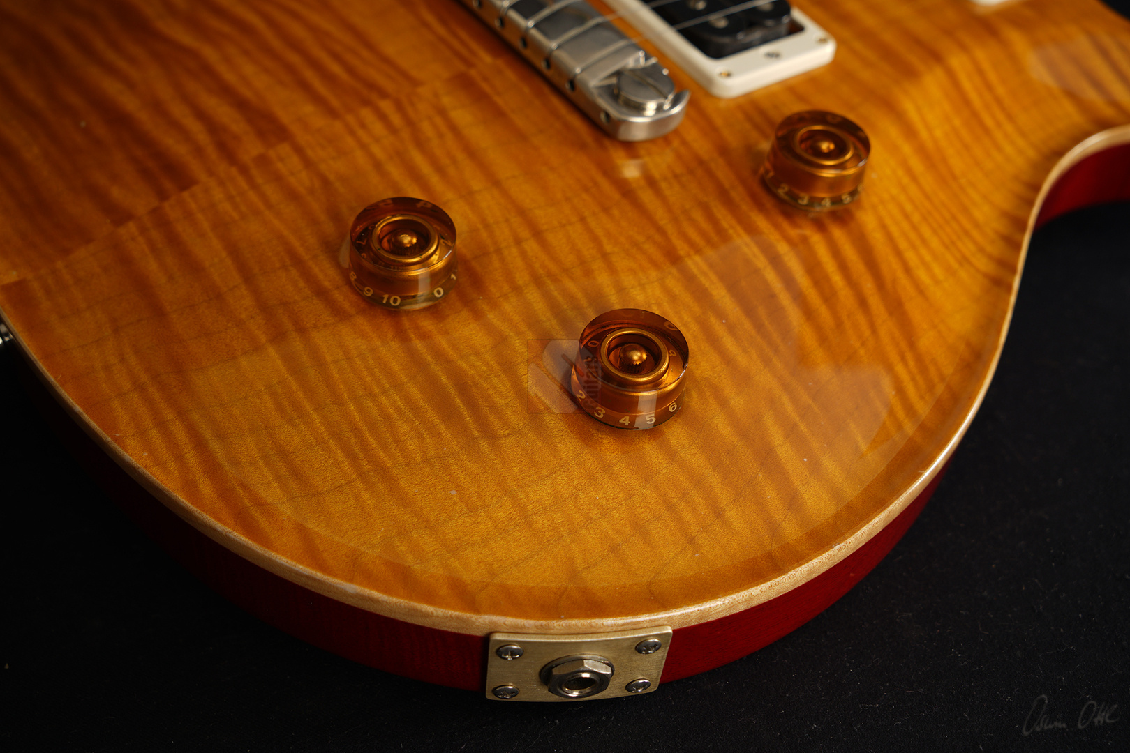 本物の PRS ビンテージイエロー 1996年製 10top Custom22 エレキギター