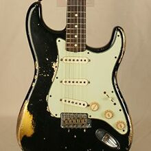 Photo von Fender Stratocaster 1963 Relic Black Over Gold Masterbuilt (2014)