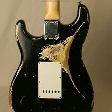 Photo von Fender Stratocaster 1963 Relic Black Over Gold Masterbuilt (2014)