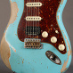 Fender Stratocaster 62 Relic HSS Daphne Blue (2020) Detailphoto 3
