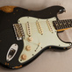 Fender Stratocaster 63 Heavy Relic Black over Gold Masterbuilt Jason Smith (2009) Detailphoto 3