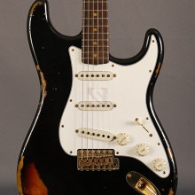 Photo von Fender Stratocaster 63 Relic Black over Sunburst (2014)